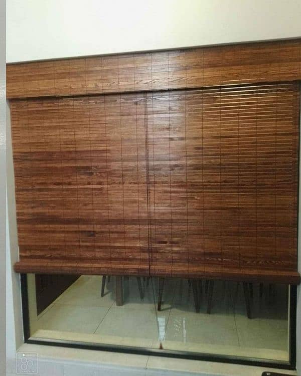 Roller blinds All types of window blinds Glass paper wooden floor 3