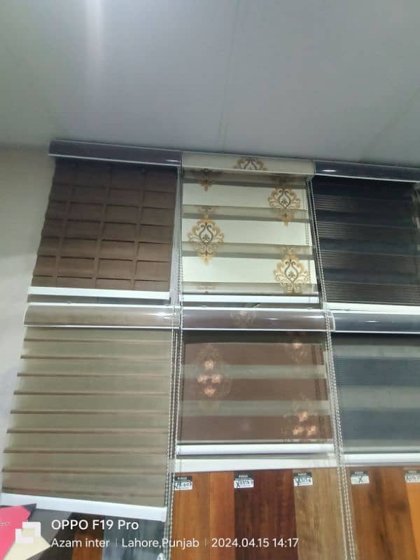 Roller blinds All types of window blinds Glass paper wooden floor 8