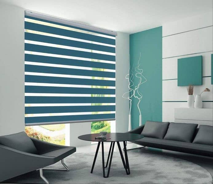 Roller blinds All types of window blinds Glass paper wooden floor 12