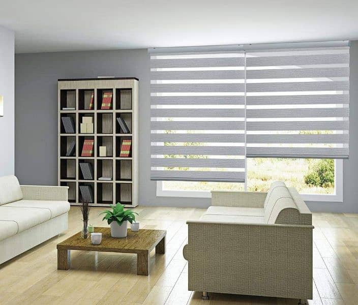 Roller blinds All types of window blinds Glass paper wooden floor 13