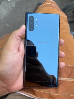 Samsung note10 plus 12/256gb lcd ma 2doot hai double sim all okay