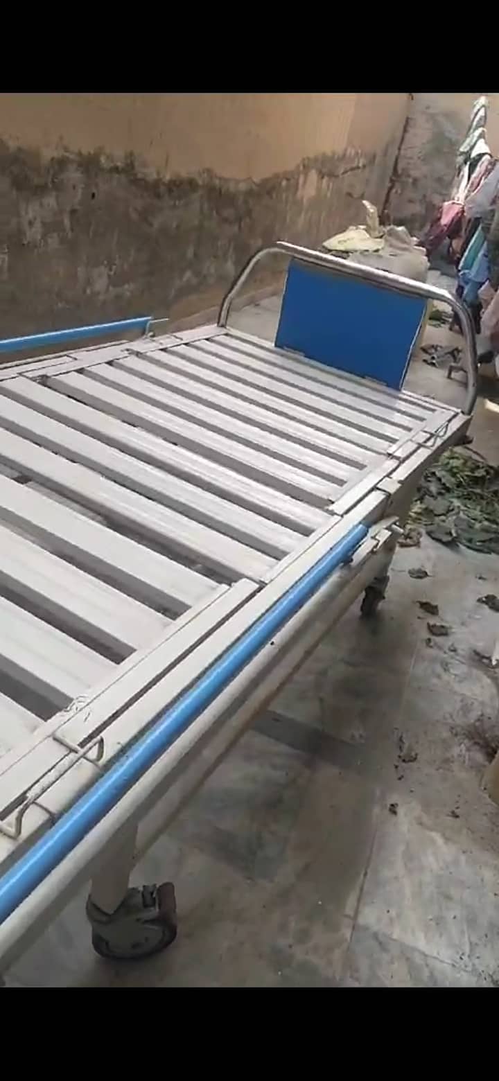 Medical bed with mattress 1