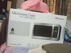 Microwave oven model no DW 136 G