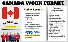 CANADA WORK VISA DONE BASE