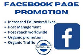 Facebook Page Promotion 10k Followers (Life Time Gauranteed)