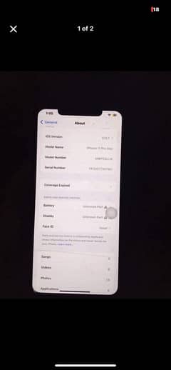 iphone 11 pro max(256 gb