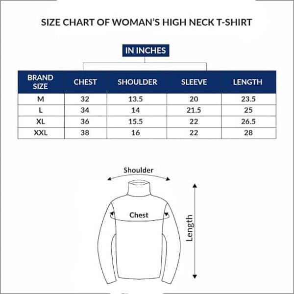 Woman's Stitch Rib Plain High Neck 2