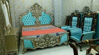 Wooden Luxury King bed set Available in wholesale rate