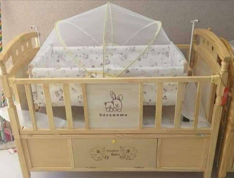 wooden kids cot/swing 0