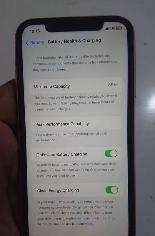 iPhone xr pta Approved 64 gb yellow colour 2