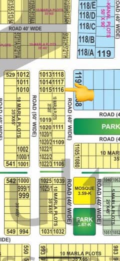 10 MARLA BUILDER LOCATION PLOT NO 1116 TAUHEED BLOCK OPEN FORM