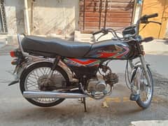 Honda CD 70 bike new condition first owner