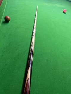 one piece hand made ash wood  snooker cue power stroke