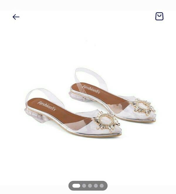 Rexine fancy flats 0