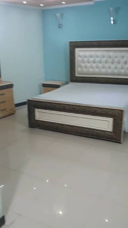 AC Bed sofa LED Fridge micro . washing machine . fan full furnished house 8