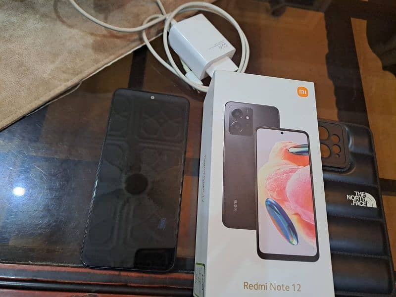 Redmi note 12 with original box and charger 0