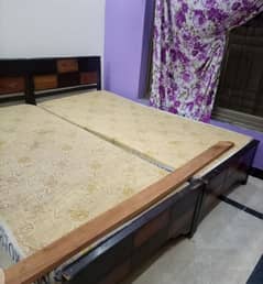 2 single beds without mattress available for sale in dead final price