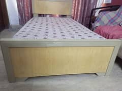 Single Wooden Bed Without Mattress