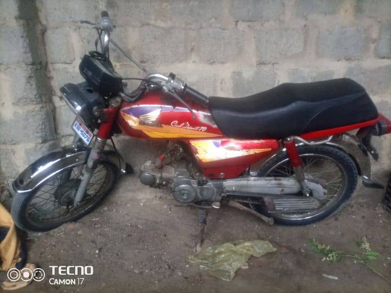 Honda cd70 2004 model karachi number 3