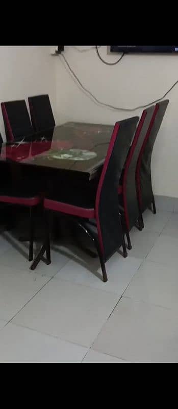 6 chairs dining table 8