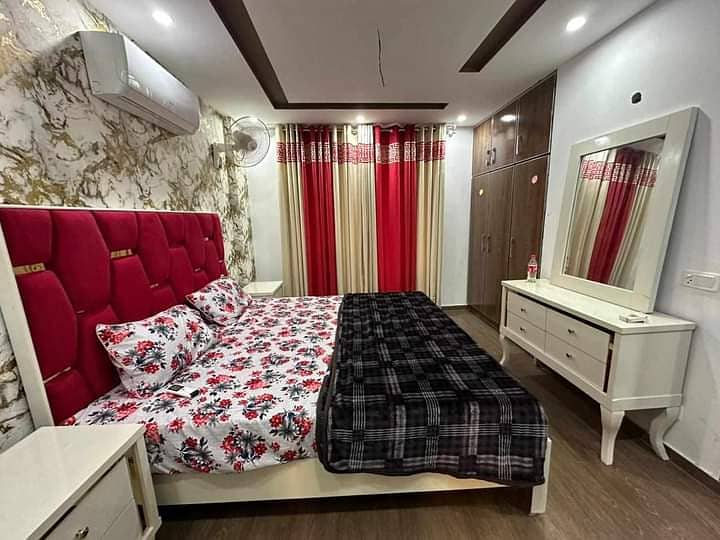 2-Bed Ready To Move Fully Furnished Flat For Rent Sector F Bahira Town Lahore 0