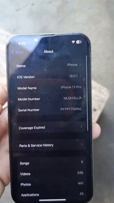 IPhone 13 pro  non pta jv 128Gb 81% battery health 8