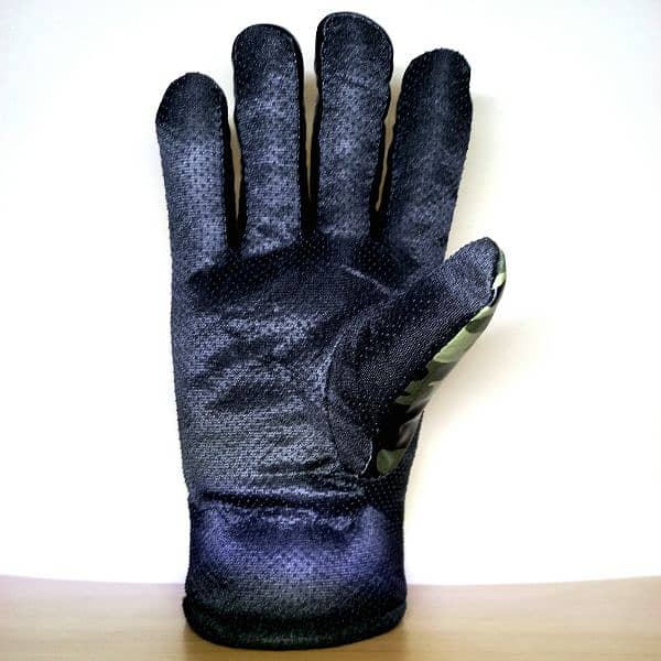 Bike Gloves | For Winter | Double Layer: PU Leather + Fur 3