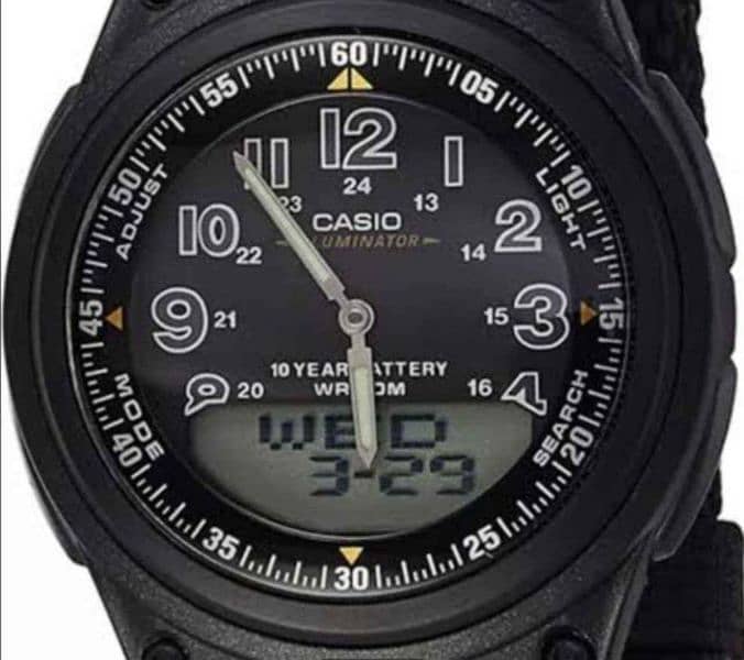 Casio Dual Time Analog + Digital Watch 1