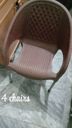 4 piece plastic chairs