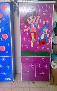 Kids character bed set with wardrobes