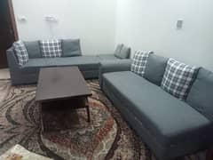 gray sofa set