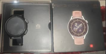 Huawei watch 3 with extra straps and covers complete box 10/10