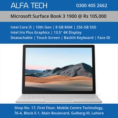 Microsoft Surface Book 3 1900 (i5-10th-8-256-13.5”-4K-T) - ALFA TECH