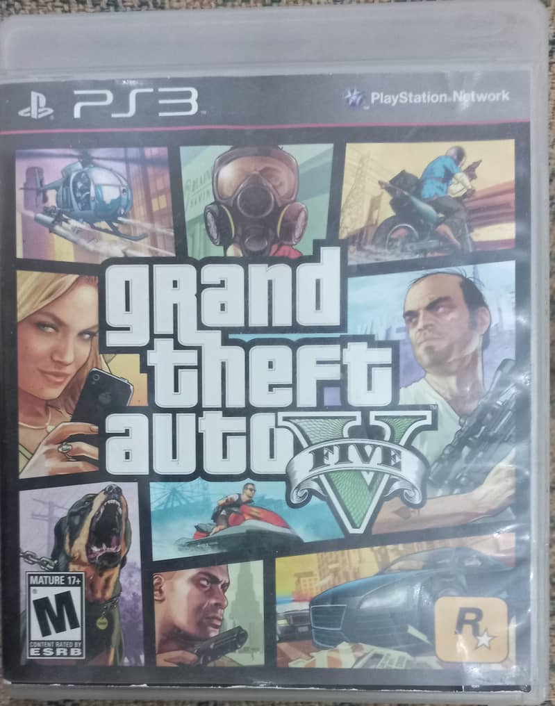 GTA V for playstaion 3 like brand new 0