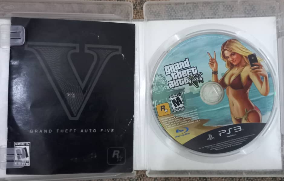 GTA V for playstaion 3 like brand new 1