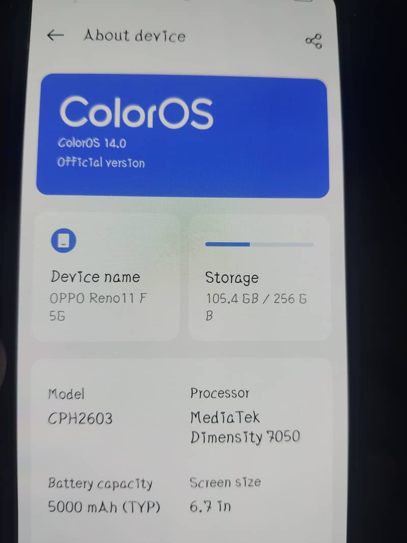 Oppo Reno 11F 5G 3