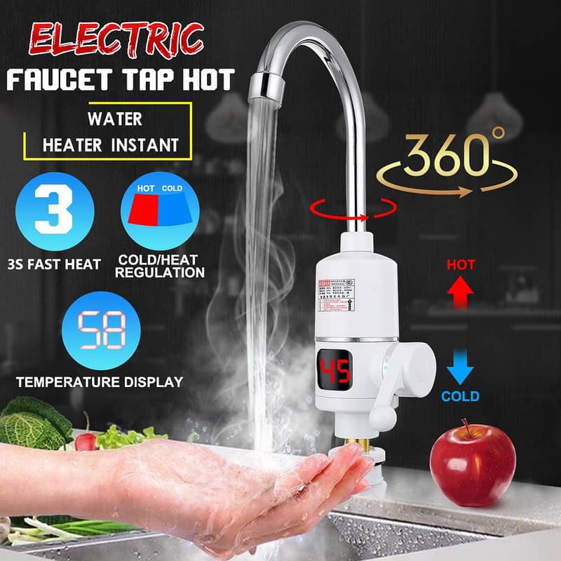 Wholesale and Retail Hot Water Tap, Instant Electric Water heater tap 3