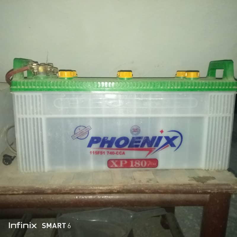 UPS and 21 Plate phoenix Battery almost new only 4 month use 2