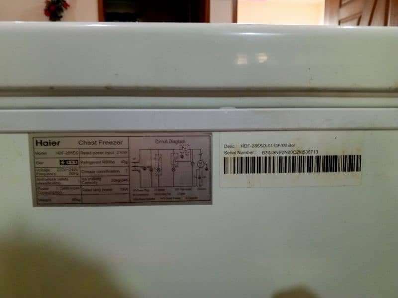 haier chest deep freezer 1