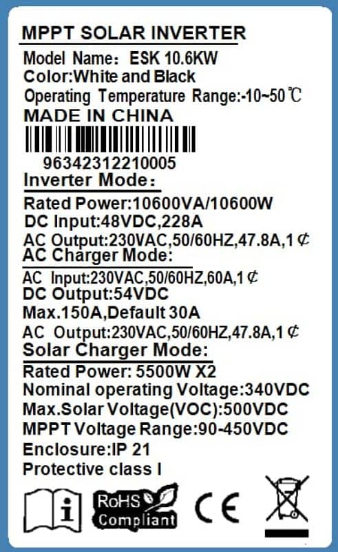 solar inverter 10 6KW on off grid 2