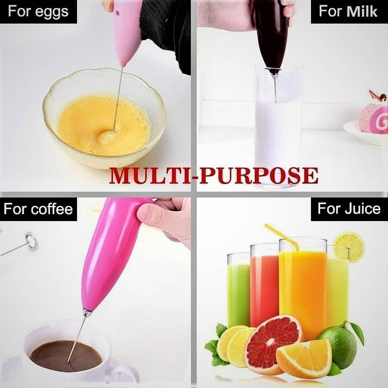 Handheld Mini Electric Coffee/Egg/Milk Beater Foamer Blender Stirrer 3