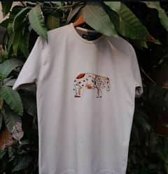 hand embroidered elephant shirt