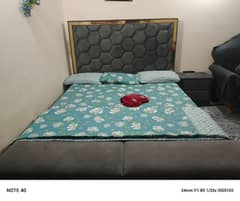 king size bed side table and dressing are available