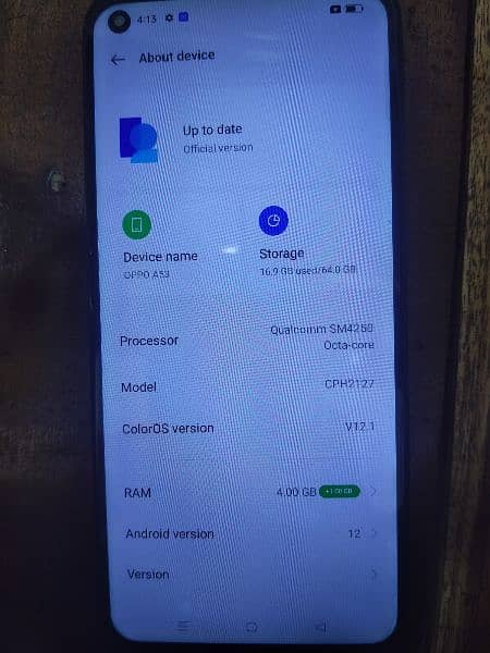 Oppo A53. . 4. . 64 ram rom Hain mobile phone only 2