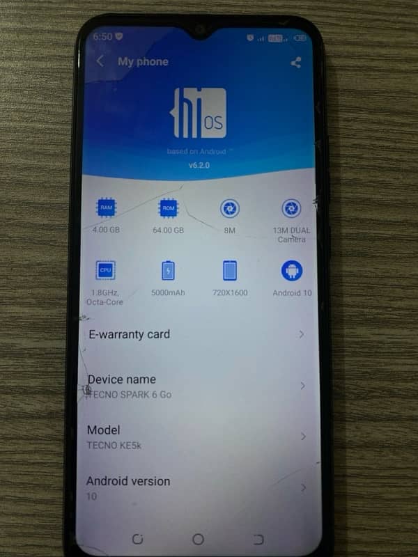 Tecno spark 6 go 3