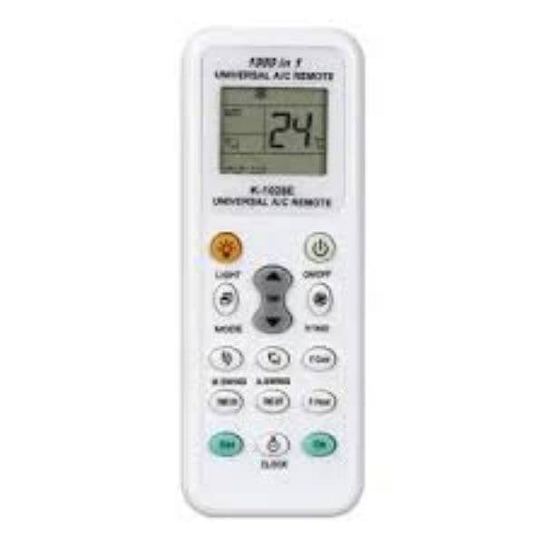 A/c remote control available 4