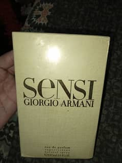 Perfume Giorgi Armani SENSI brand new slightly used