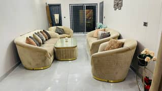 Sofa Set - 8 Seater Sofa set | Drawing room Sofa Set with Center table