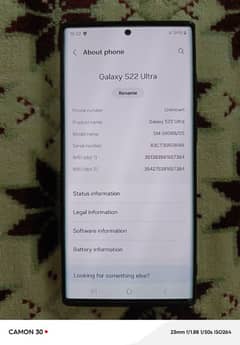 Samsung S22 Ultra 0