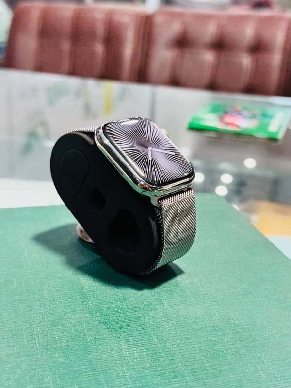 Apple watch Series 7 Stainless Steel With full box 2